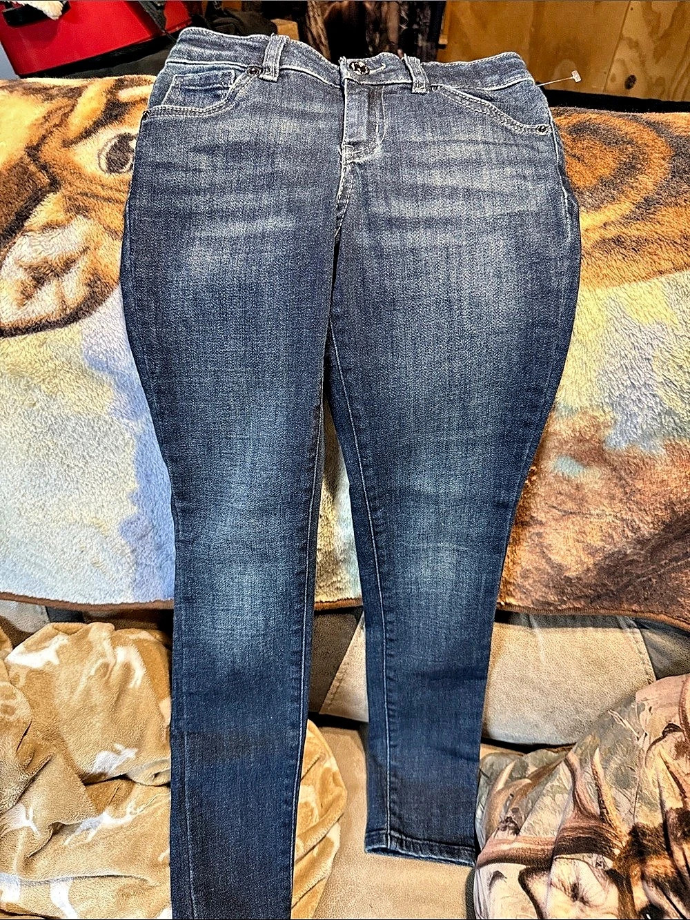 Cat & Jack Ultimate Stretch Skinny Jeans Skinny Jeans in Blue Waist 10